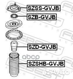 Пыльник переднего амортизатора szshbgvjb Febest