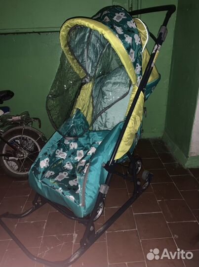 Коляска санки