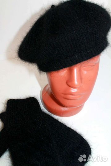 Берет из пуха норки