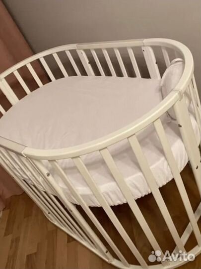 Детская кроватка трансформер с маятником 7 в 1