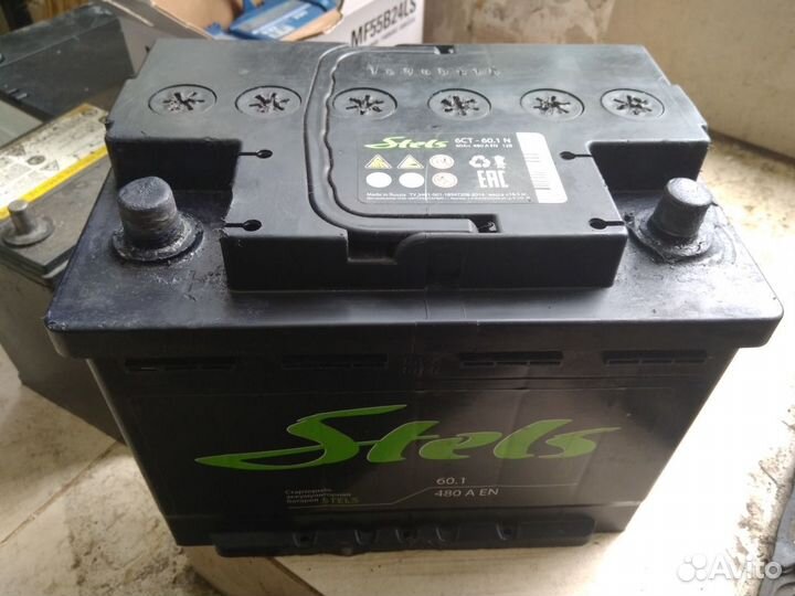 60Ач аккумулятор б/у Stels 60.1