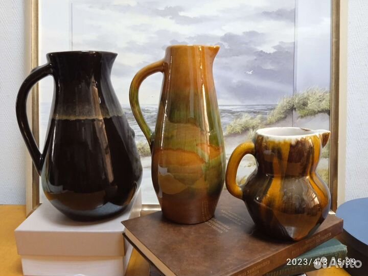 Старинные антикварные вазы Мальцев