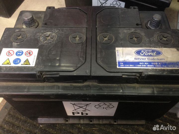 60Ач Аккумулятор Б/у Ford 560030060