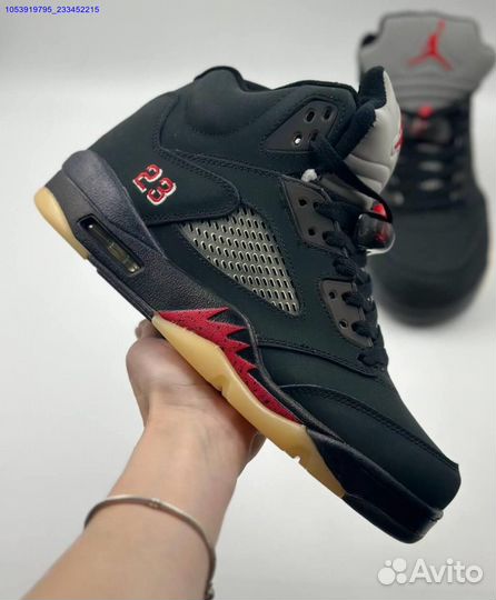 Кроссовки Nike air Jordan 5 gore tex off noir