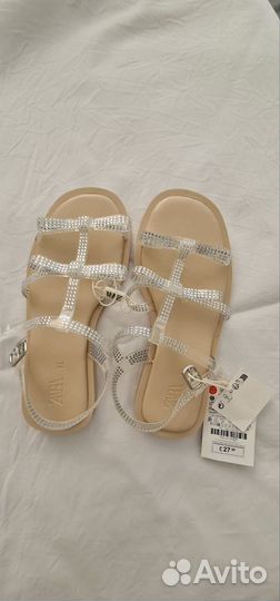 Сандалии детские для девочек, zara 31р (19.8 по ст
