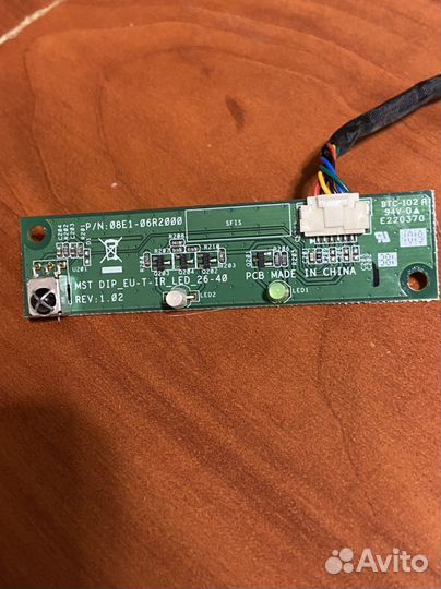 Toshiba 32lv703r ик-порт, блок кнопок управления