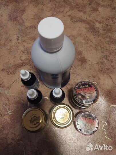 Ароматизаторы рыбалка жидкие, капельные, тесто