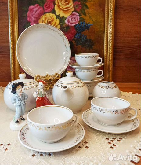 Сервиз чайный фарфор Марийка Старая Рига PFF
