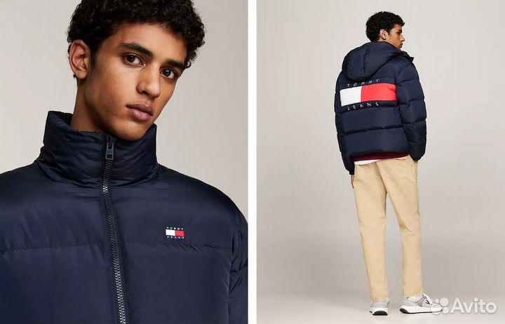 Пуховик Tommy Hilfiger L мужской оригинал новый