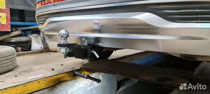 Фаркоп съёмный на Hyundai Santa Fe 2022