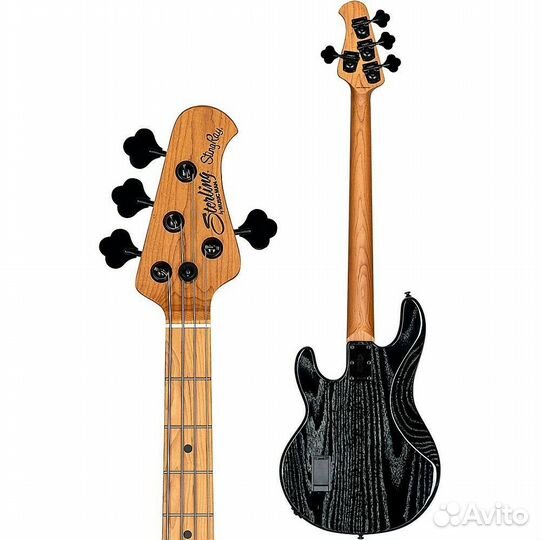 Бас-гитара Sterling StingRay Ray34sass Black White