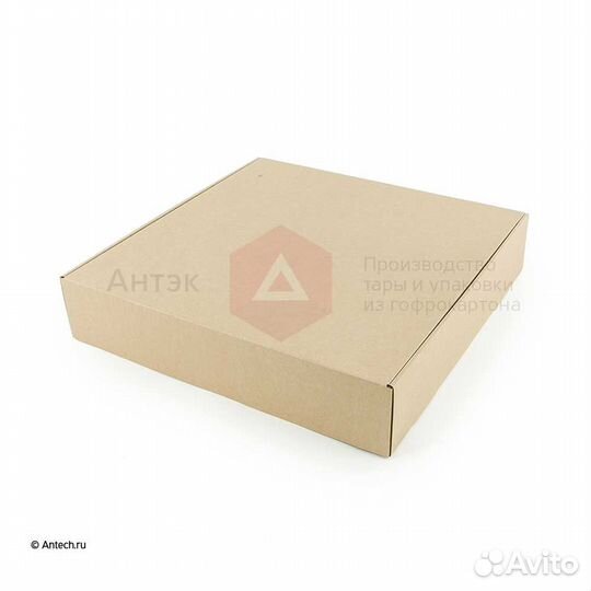 Самосборная коробка 400*400*80 мгк Т24E бурый