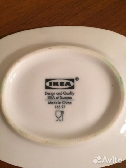 Комплект чашек для кофе эспрессо с блюдцами Икеа