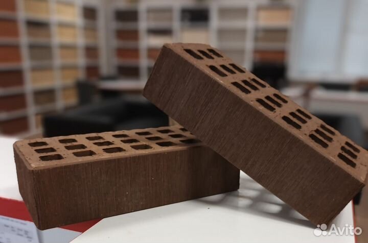 Кирпич облицовочный Какао Дерюга