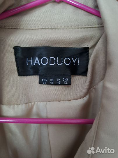 Плащ тренч женский 42 44 длинный