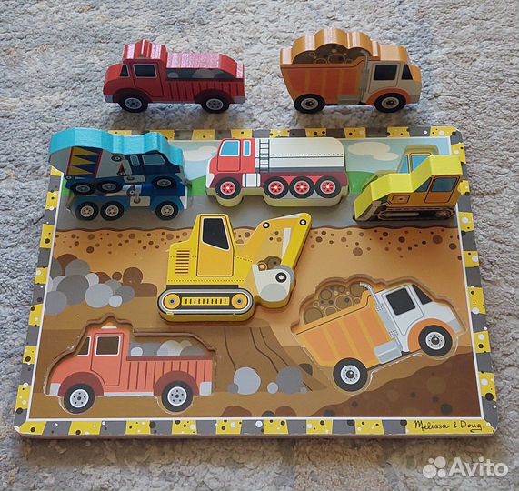 Объёмный пазл melissa doug стройка