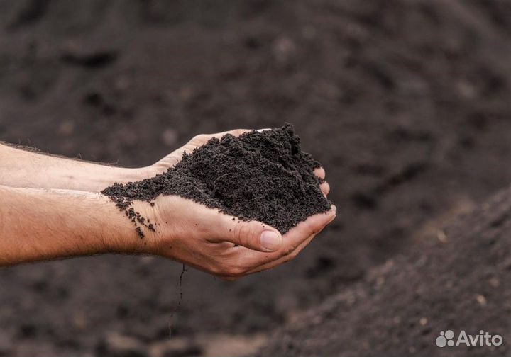 Земля плодородная, Растительный грунт с Доставкой