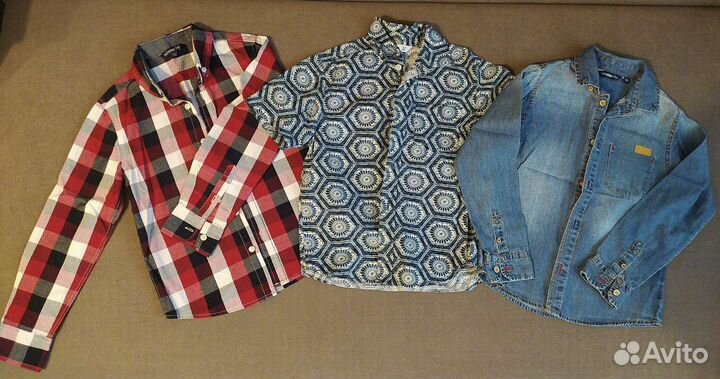 Рубашки на мальчика 122-128 рост