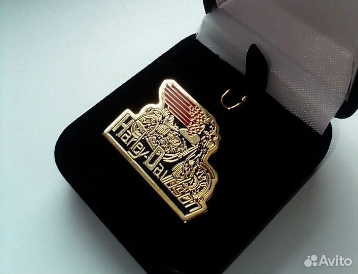 Harley-Davidson Moto Bike Wings Vintage USA