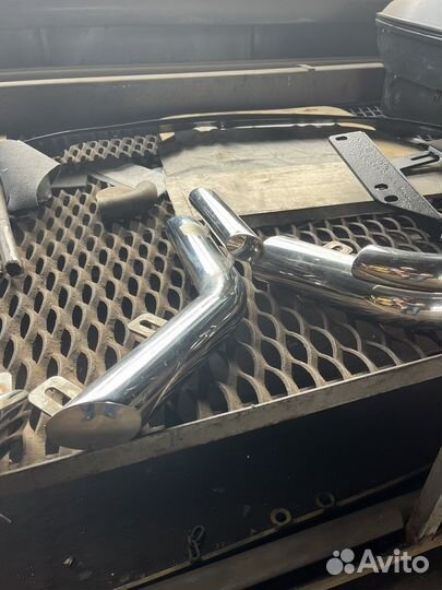 Защита заднего бампера