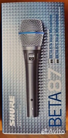 Микрофон конденсаторный shure beta 87A