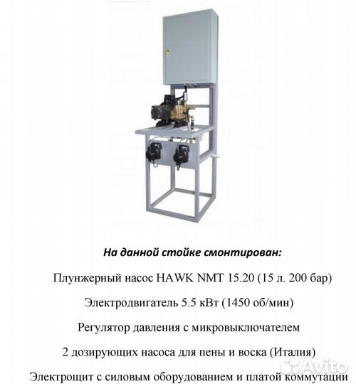 Комплект оборудования автомойки самообслуживания