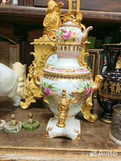 Самовар фарфоровый