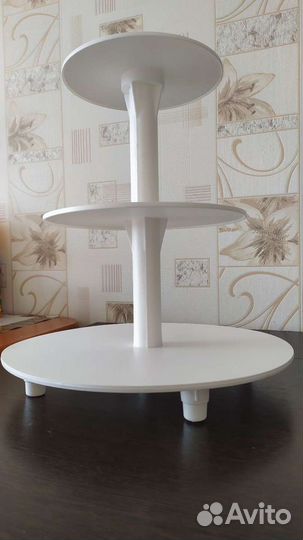 Этажерка для торта 3-х ярусная