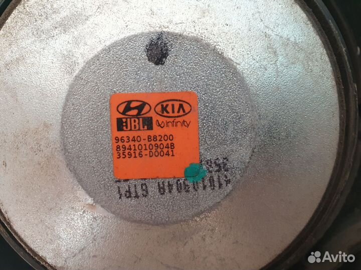 Начинка задней лев. двери Hyundai Santa Fe