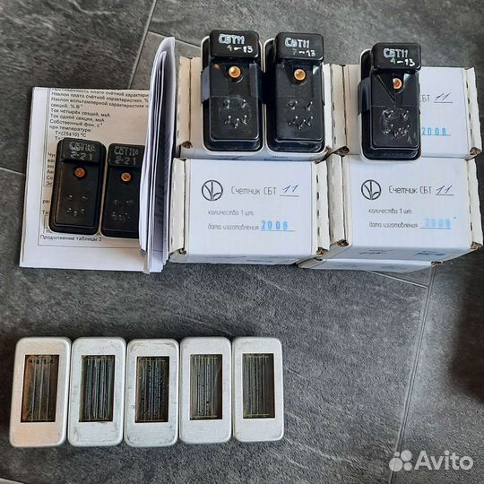 Счетчик Гейгера слюдяные сбт11 14шт