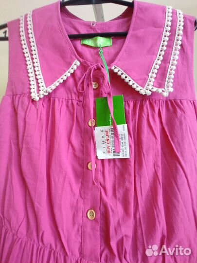 Платье летнее хлопок 44-46