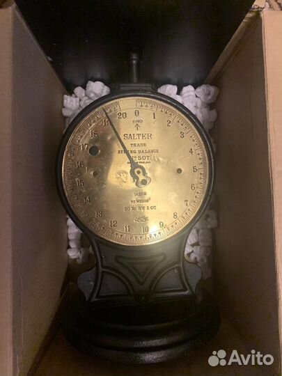 Весы антикварные Salter