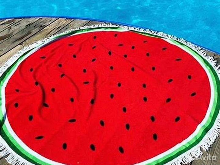 Пляжный коврик полотенце Арбуз 1,5*1,5