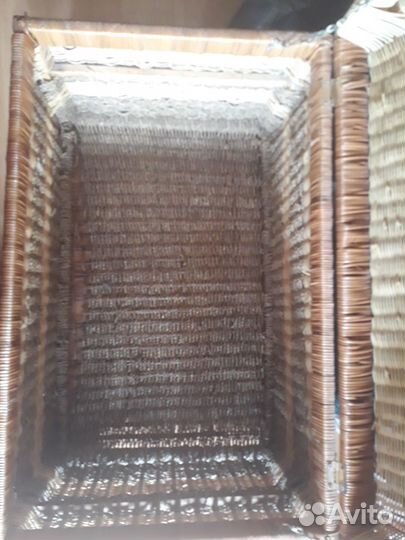 Сундук плетеная корзина СССР