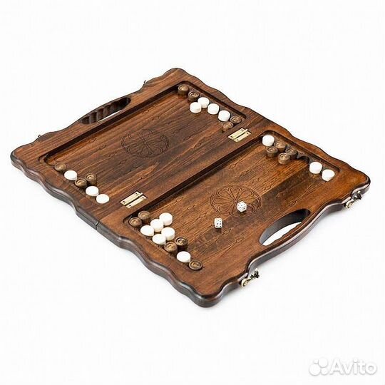 Нарды резные Братья 41 х 46 см бук Армения 62662