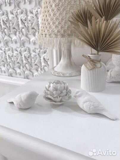 Пионы из гипса