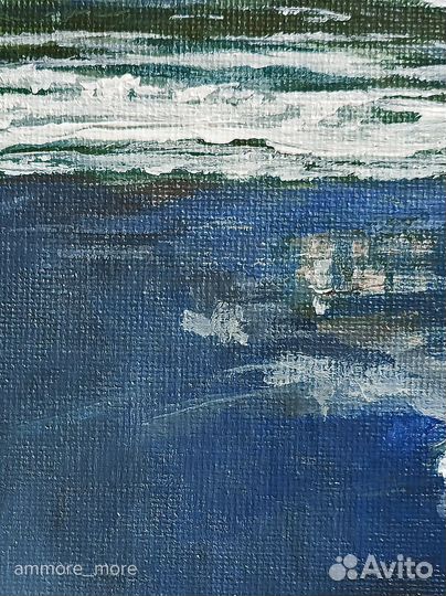 Картина морской пейзаж «Зеленоградск. Отражения»