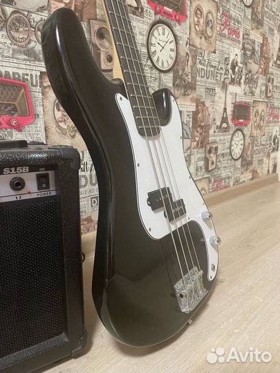 Бас гитара rocket PB-1 BK