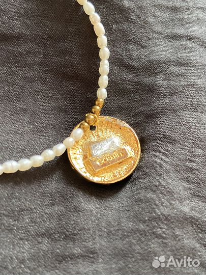 Колье Chanel с жемчугом оригинал ожерелье