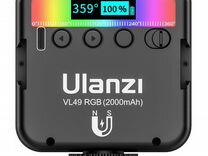 Свет для видеосъемки Ulanzi VL49 RGB