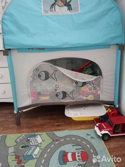 Манеж домик