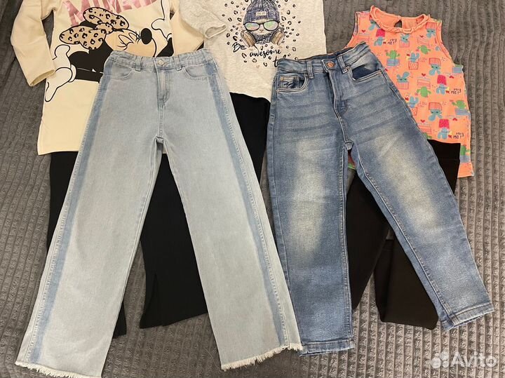 Пакет вещей на девочку 128.134.140