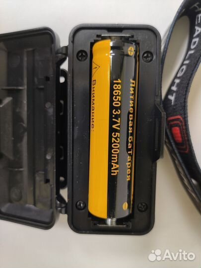 Налобный фонарь с датчиком движения