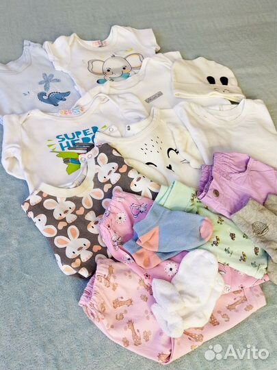 Вещи пакетом для малыша 68 74 с нюансами