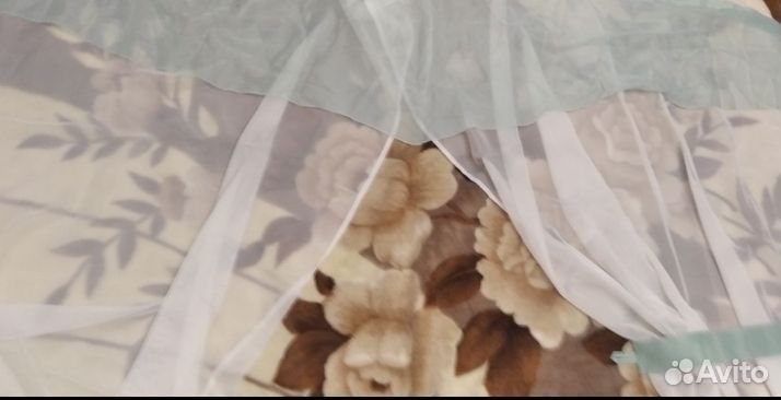 Шторы кухонные, 150х200 см-2 шт,цвет зелёный