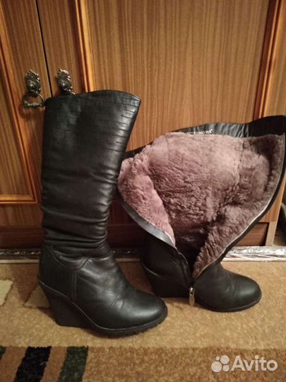 Сапоги женские натуральная кожа