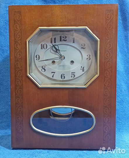 Часы настенные с боем Янтарь очз