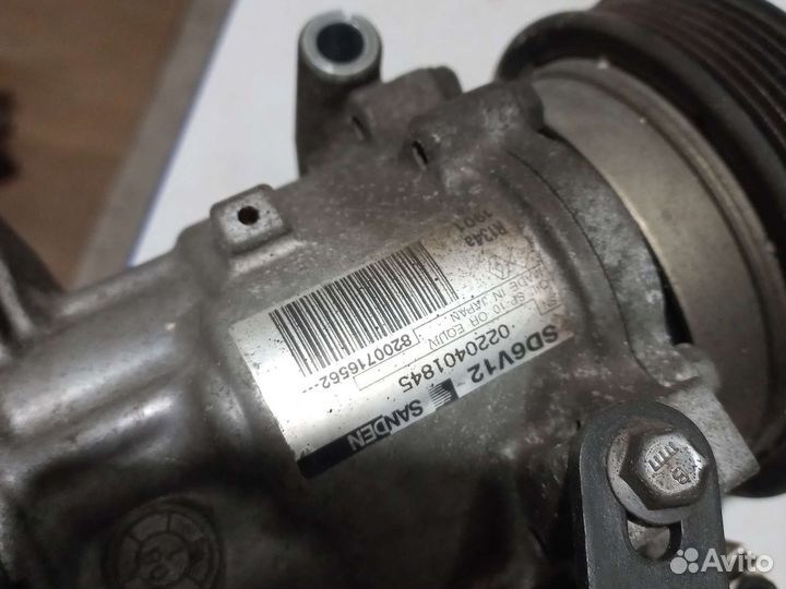 Компрессор кондиционера renault megane 2 к9к