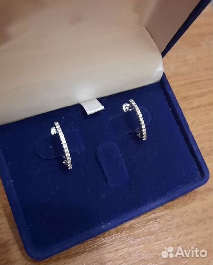 Серьги серебро