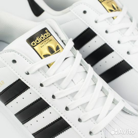 Кроссовки Adidas SuperStar White / Black